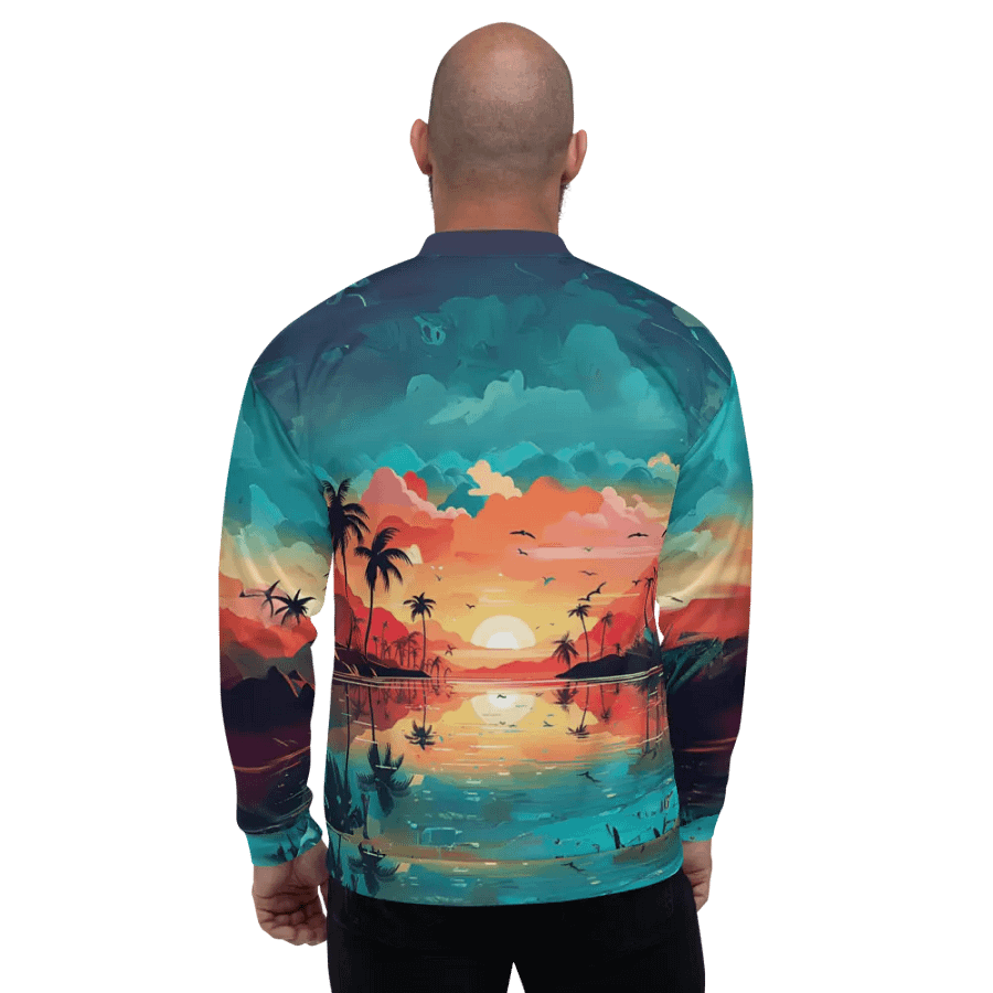 Tropical Sunset All Over Print Jacket product image (4)