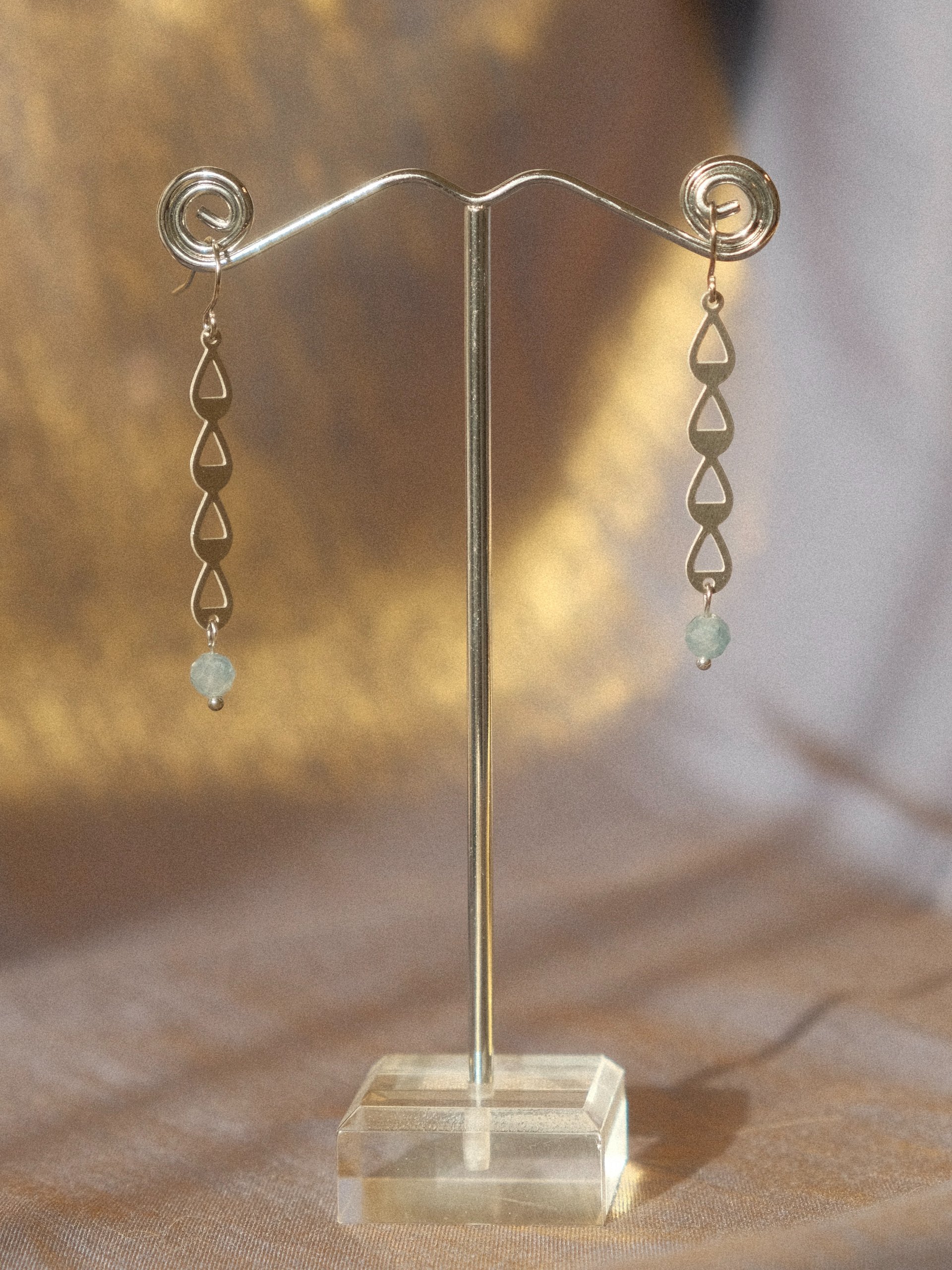 Kyanite Water Drop Earrings product image (4)