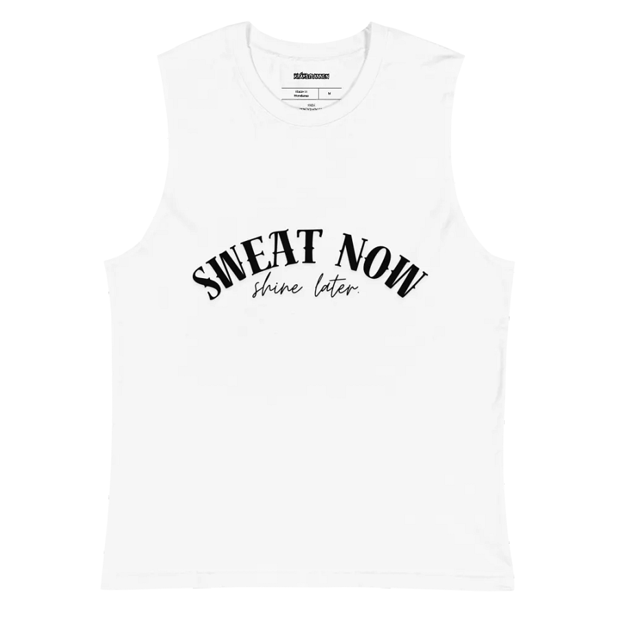 Bella+Canvas Muscle Tank ⚪️ Sweat now, shine later product image (2)