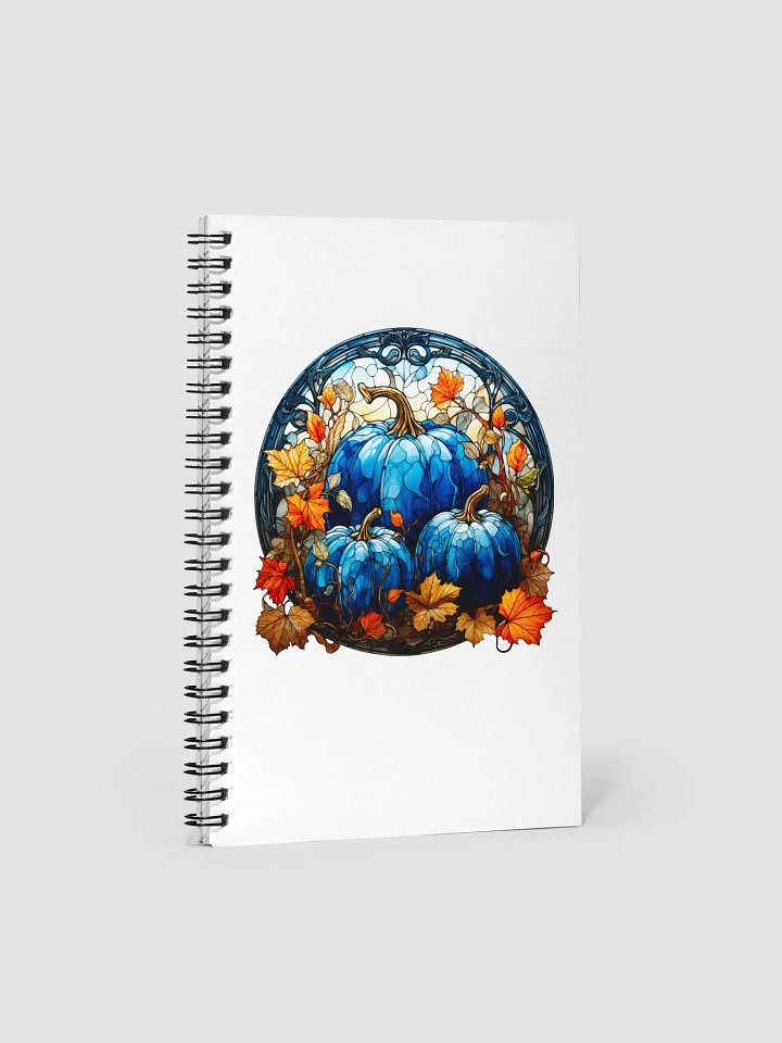 Stained Glass Pumpkins Spiral Bound Notebook product image (1)