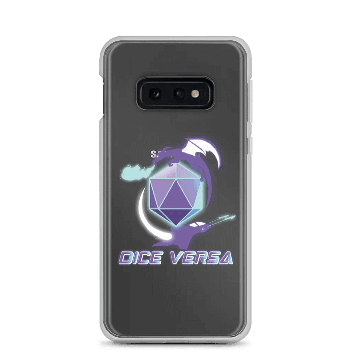 Dice Versa Logo Clear Samsung Case product image (3)