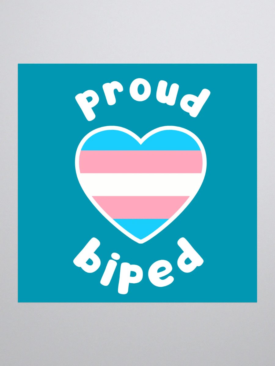 Proud Biped Sticker - Trans product image (1)
