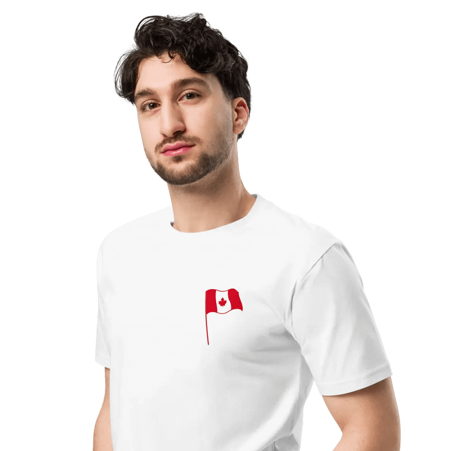 Maple Leaf Glitch Unisex T-Shirt product image (4)