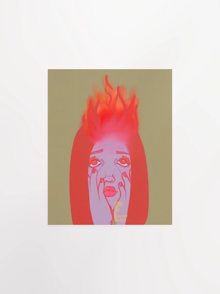 "Up in Flames" Poster Print product image (1)