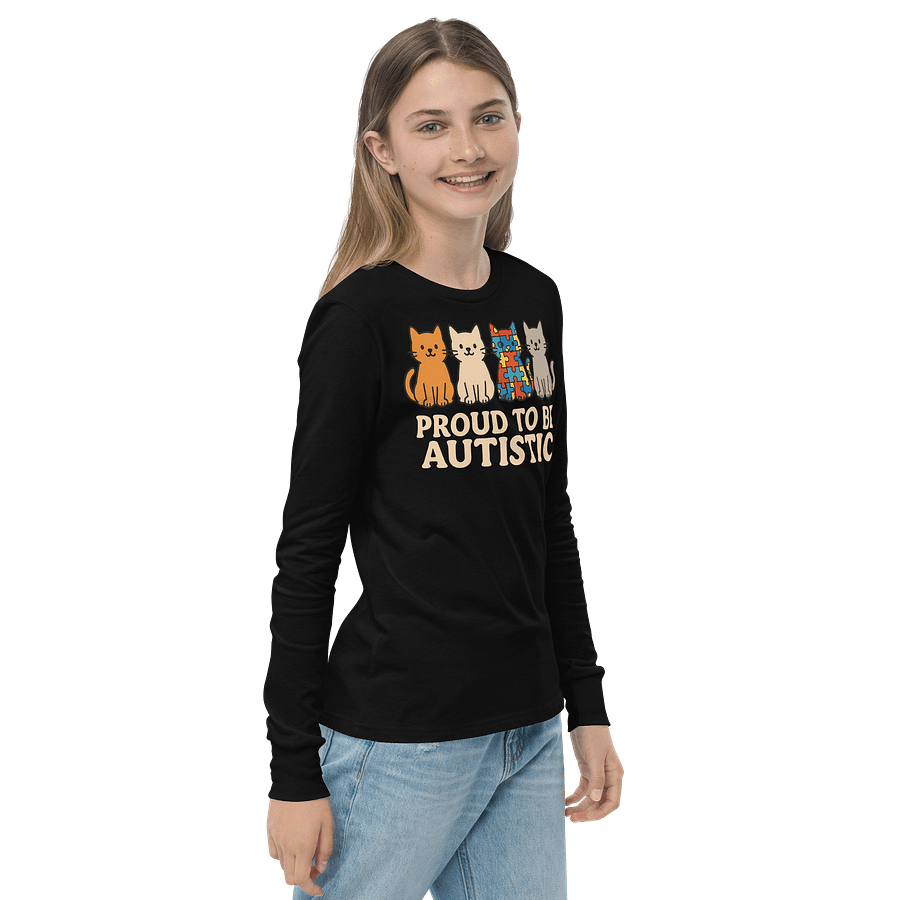 Proud to Be Autistic Youth Long Sleeve T-shirt product image (10)