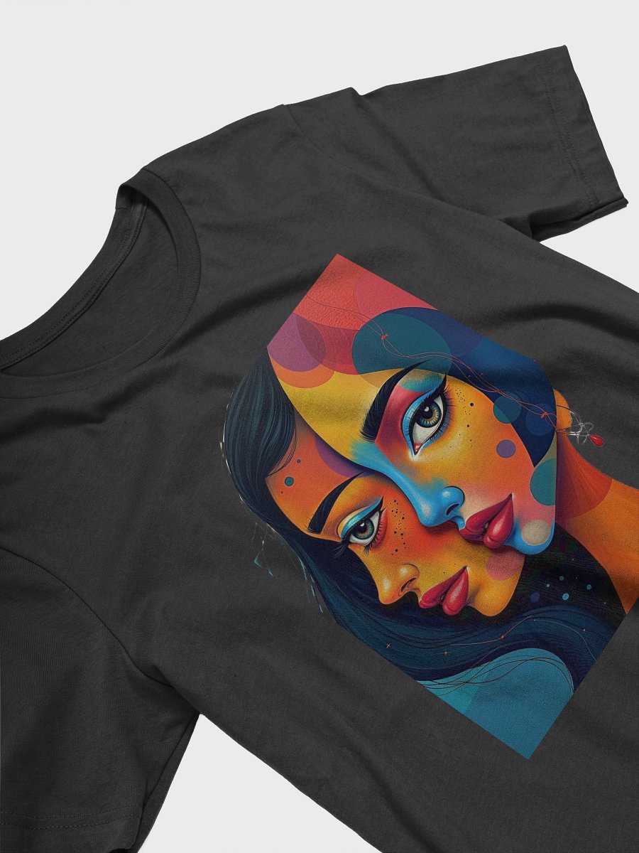 Vibrant Geometric Portrait T-Shirt product image (26)