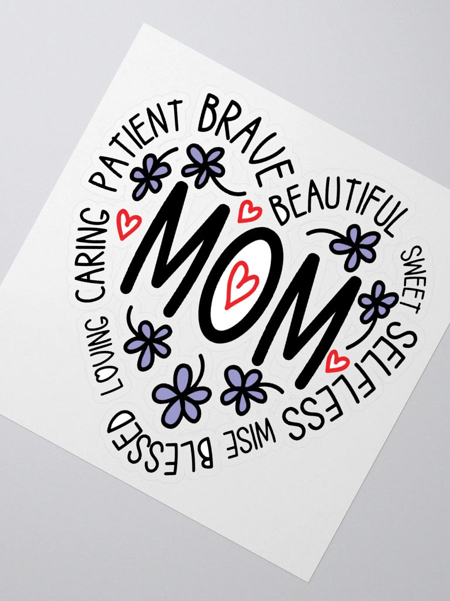 Mom's Heart Tribute Stickers product image (2)