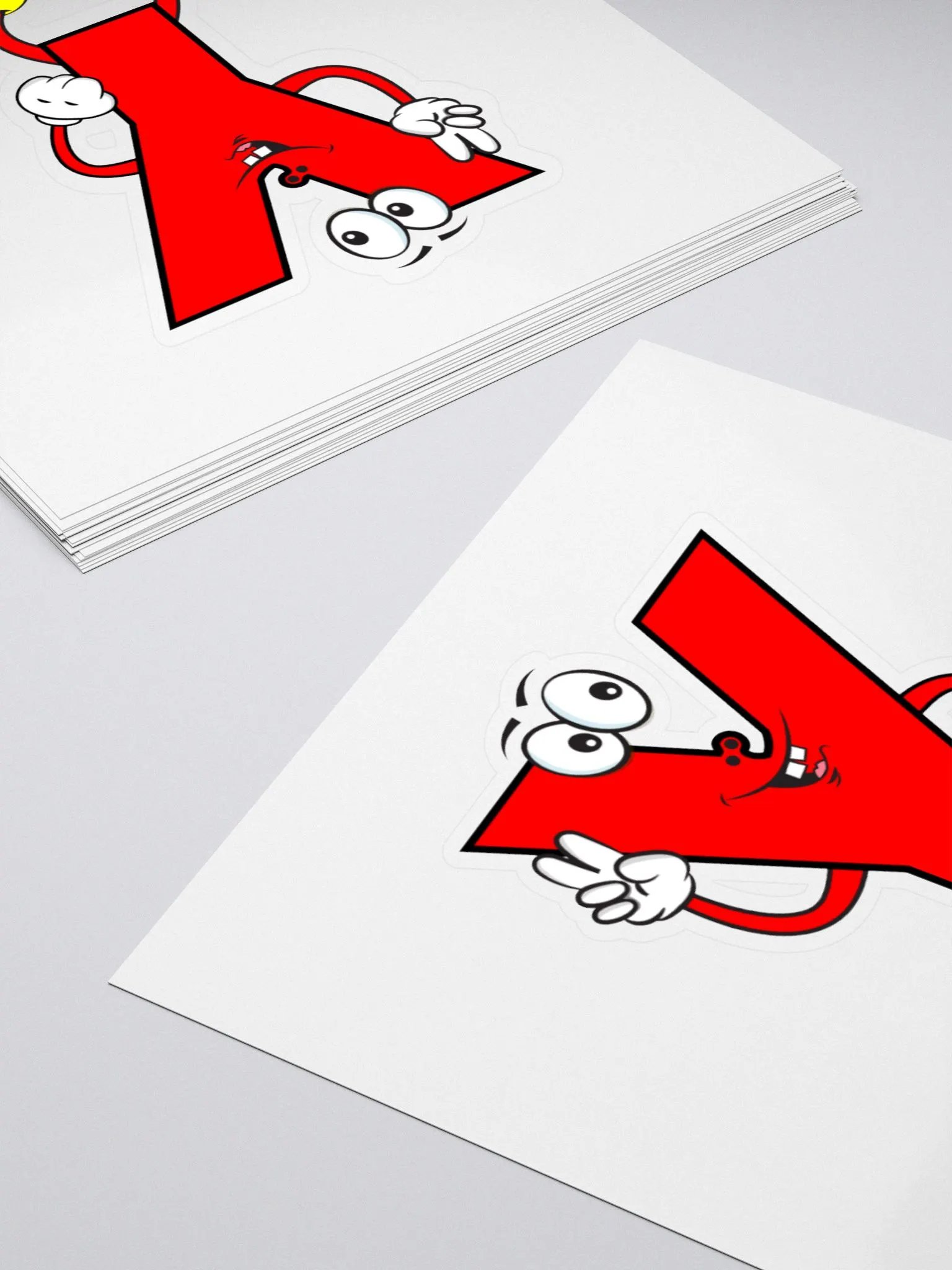 Y Letter Cartoon Character Sticker product image (11)
