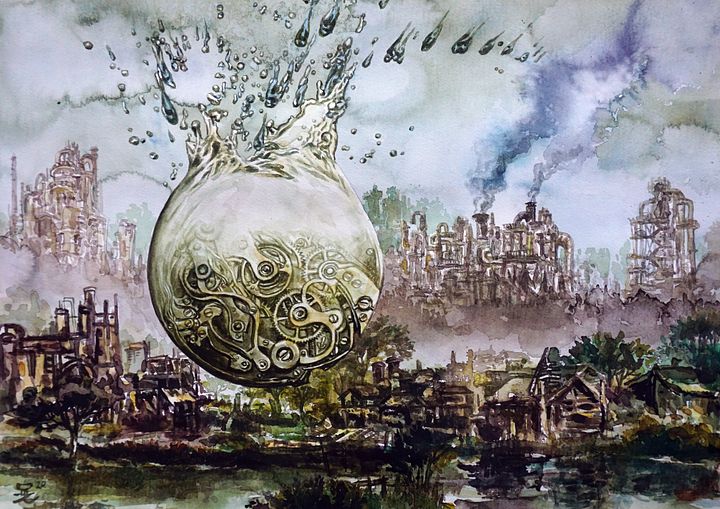 "Watiron" Painting by Deni Je product image (1)