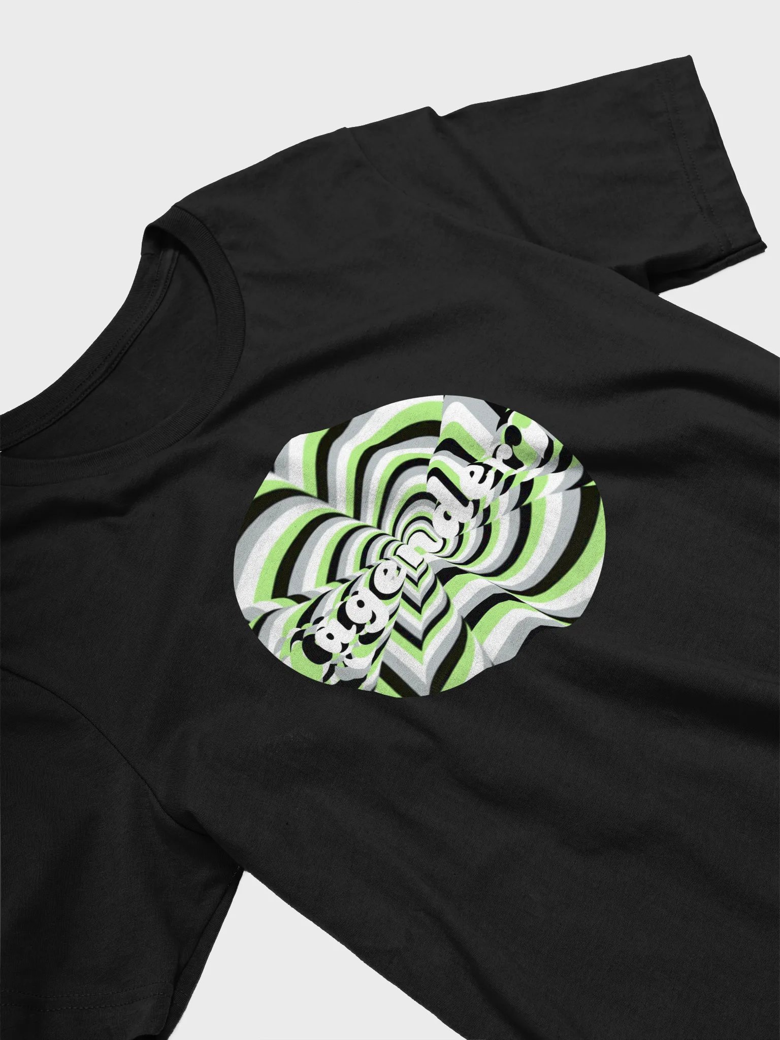 swirly agender t-shirt product image (3)