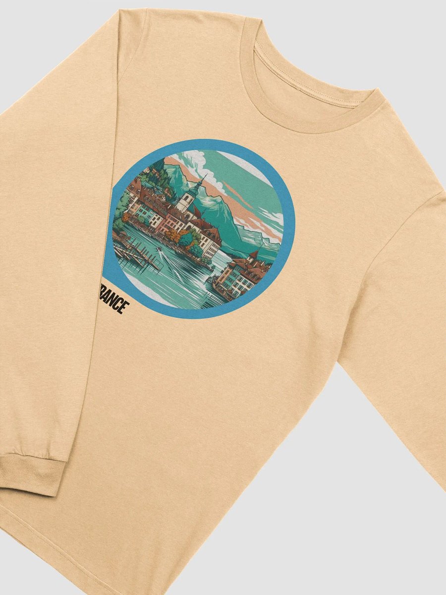 Bella+Canvas Supersoft Long Sleeve T-Shirt | AI Design Annecy city product image (1)