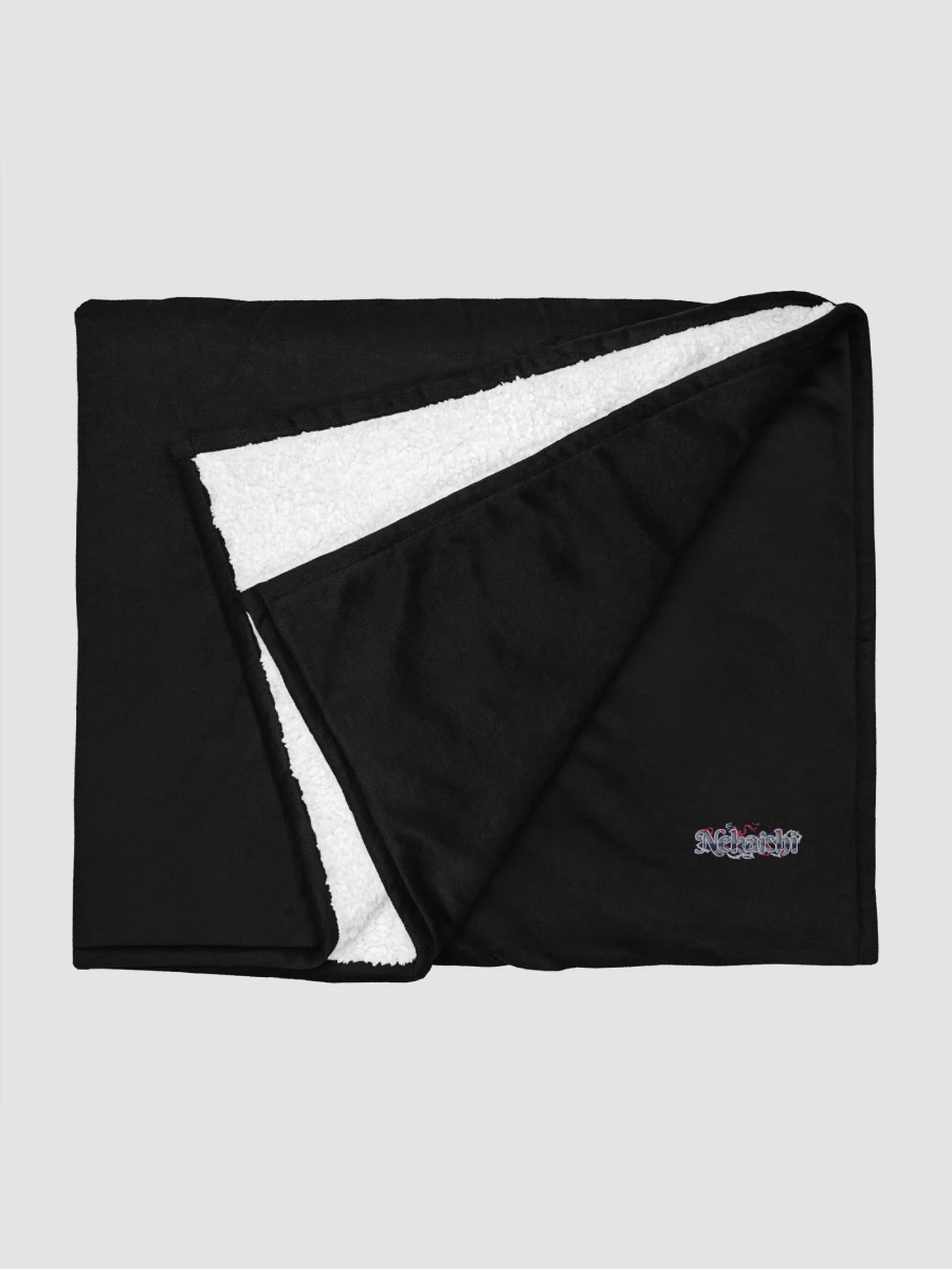 Premium Sherpa Blanket - LowPro | Dark Mode | Embroidered product image (6)