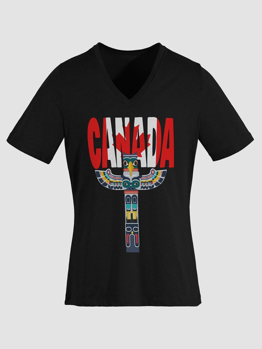 Canadian Totem V-Neck Tee product image (2)