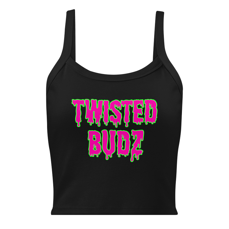 Twisted Budz Weirdo Weed Women’s Tank Top, 420 Cannabis Stoner Summertime Shirt, Reefer Punk Rock Ganja Goth Beach Fashion product image (1)
