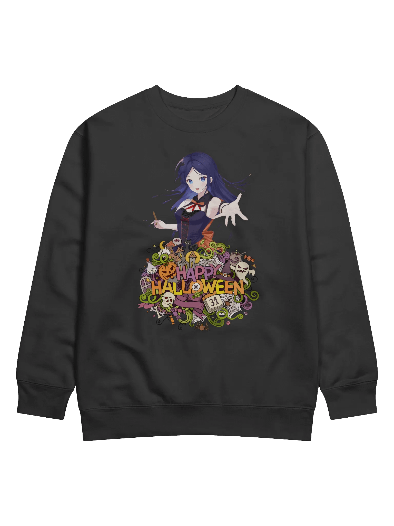 Halloween Anime Delight Sweatshirt product image (1)