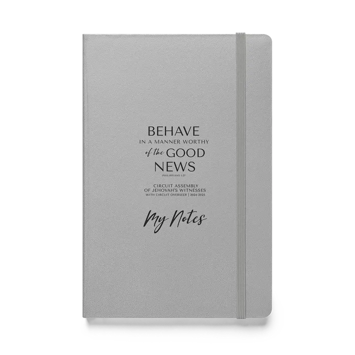 'Behave in a Manner Worthy of the Good News' Hardcover Notebook product image (31)