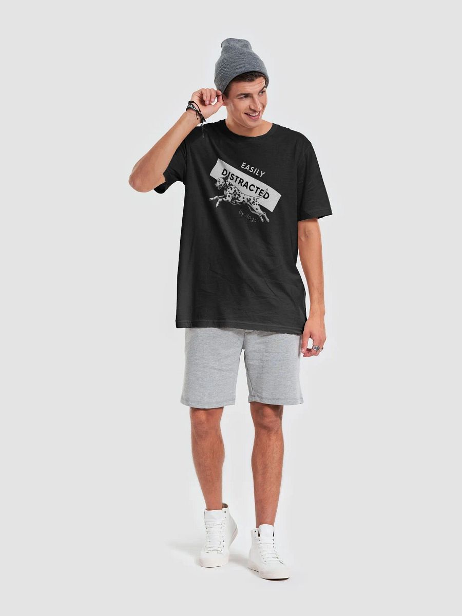 Distracted Dalmatian Black T-Shirt product image (4)