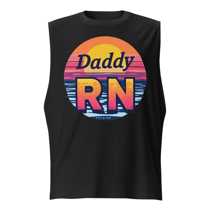 Sunset Daddy RN Muscle Tank product image (1)