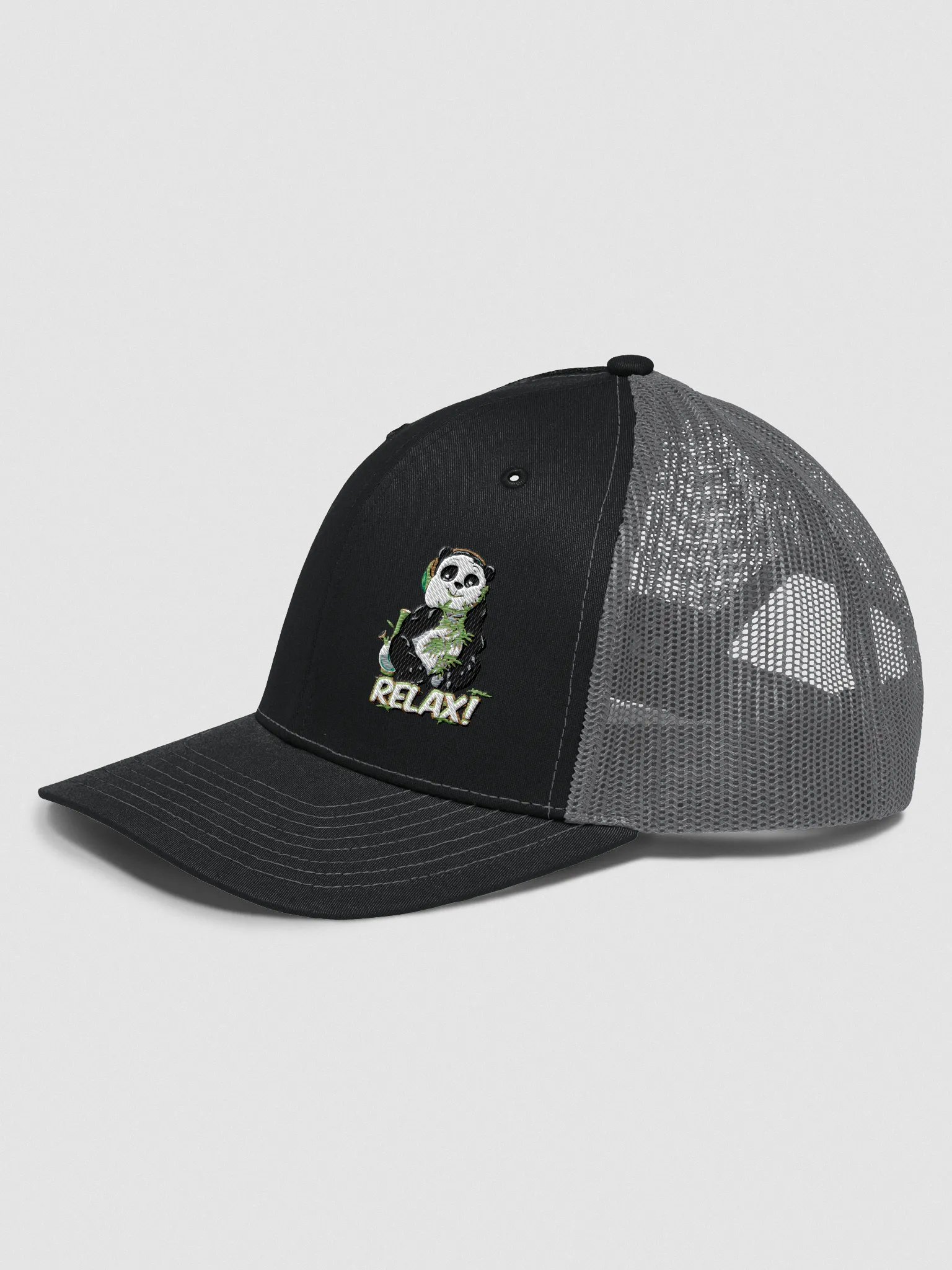 Relax Panda Trucker Hat product image (6)