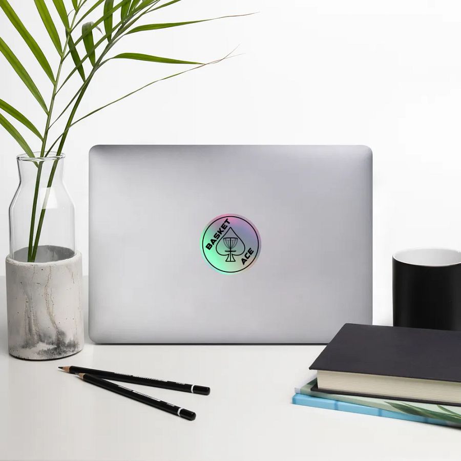 Basket Ace (Circle) Holographic Sticker product image (14)
