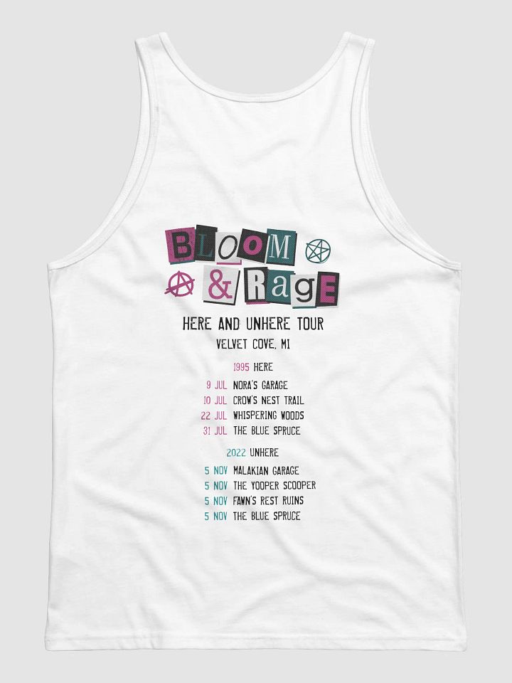 Lost Records: Bloom & Rage Band Tour Tank Top (White) product image (2)