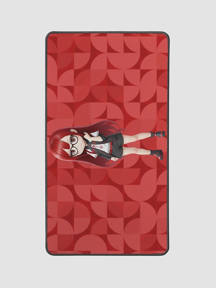 (Red CHIBI) K Desk Mat 12" x 22" product image (1)