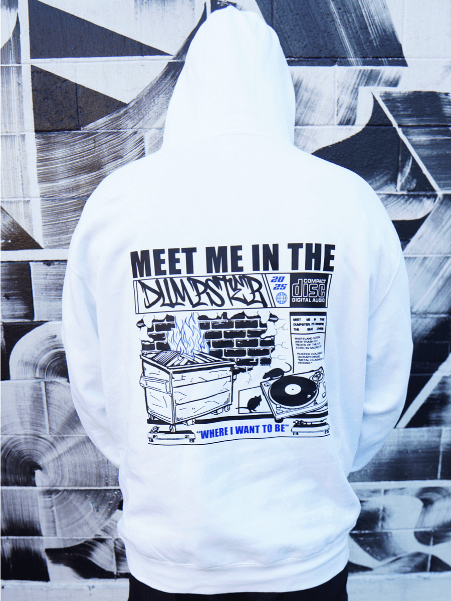 Dumpster Diver Hoodie (White) product image (1)