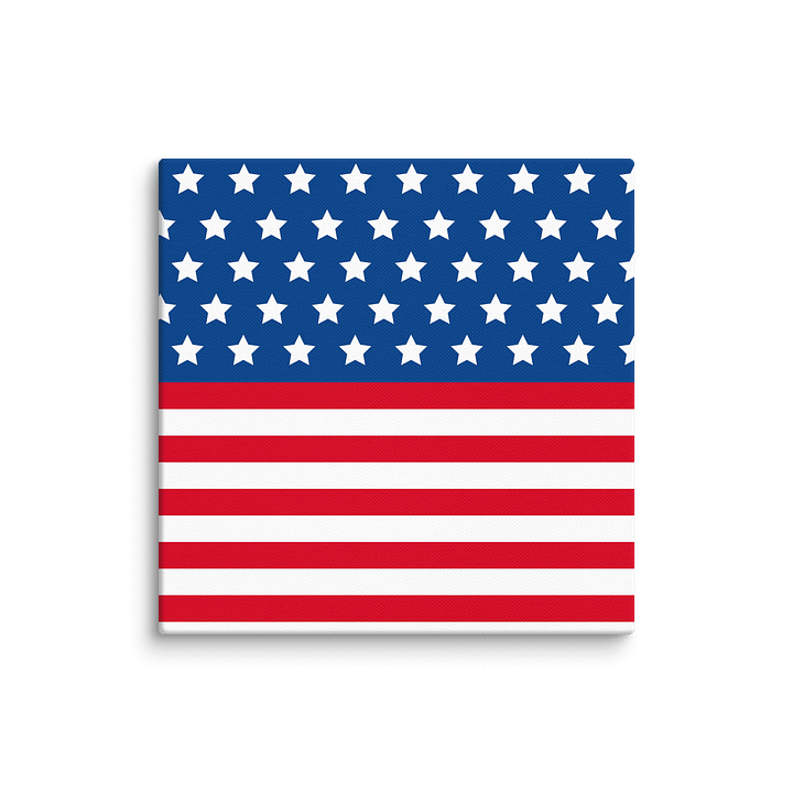 Classic American Flag Canvas Art – Timeless Patriotic Decor for Your Home product image (2)