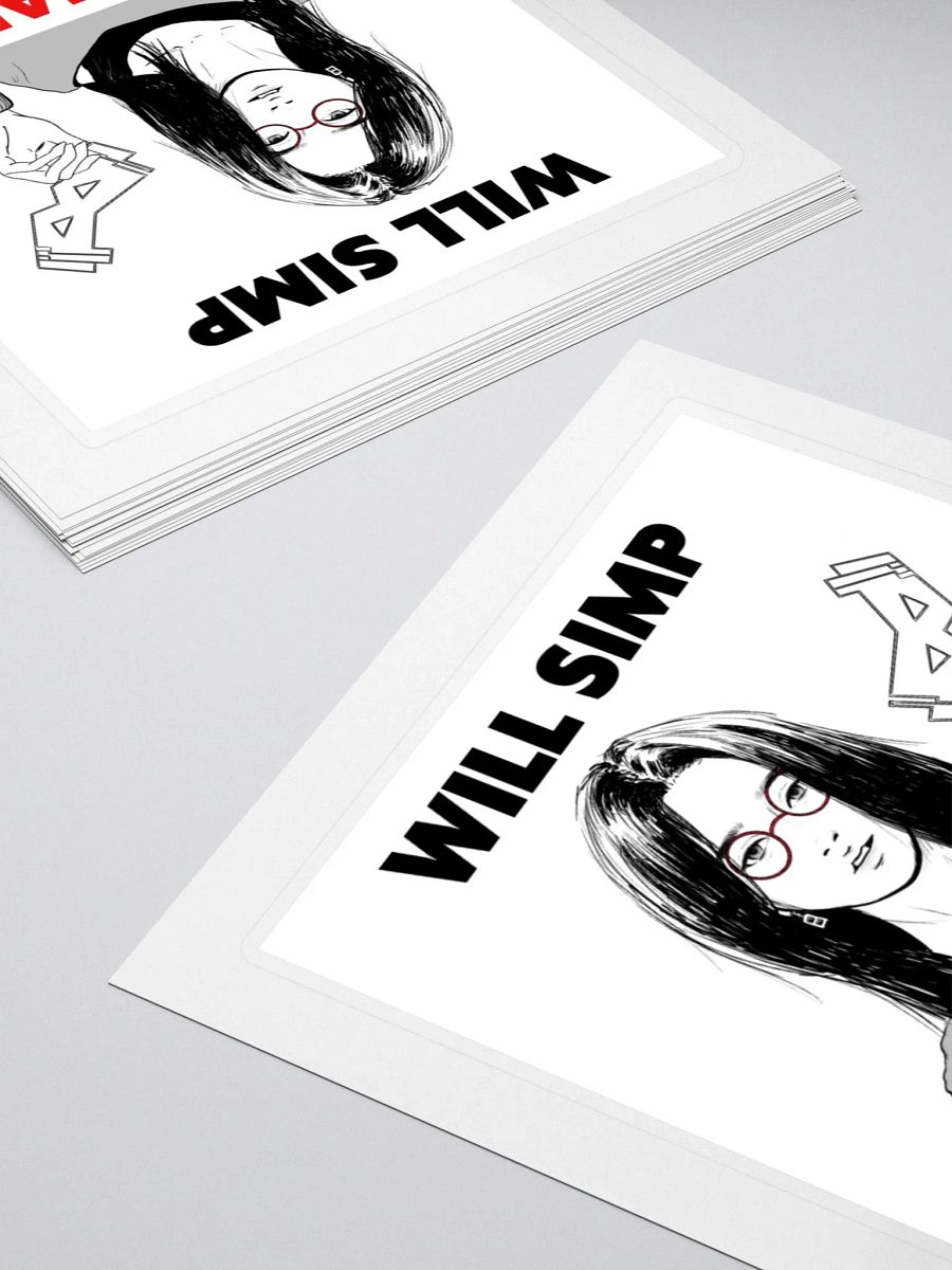 will simp for cearka sticker product image (4)