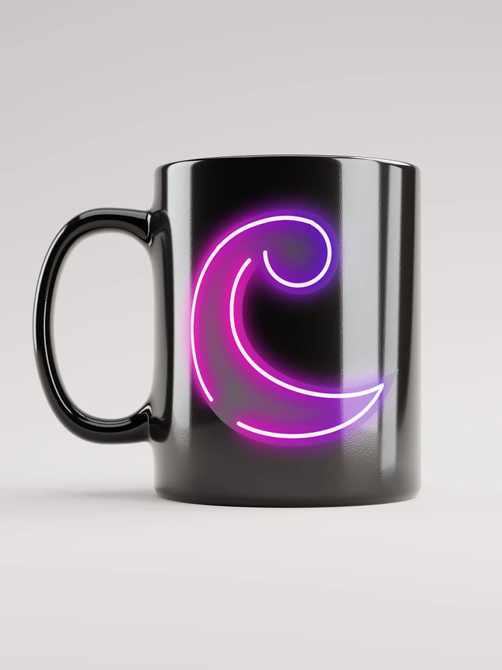 [C] Neon Logo Black Mug product image (1)
