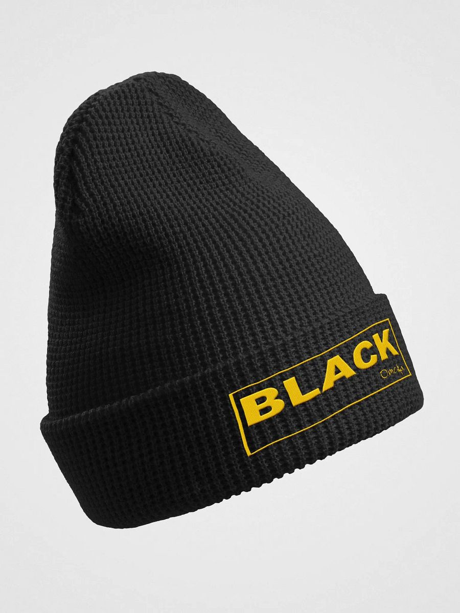 Black By Omega - Yellow | Waffle Beanie product image (3)