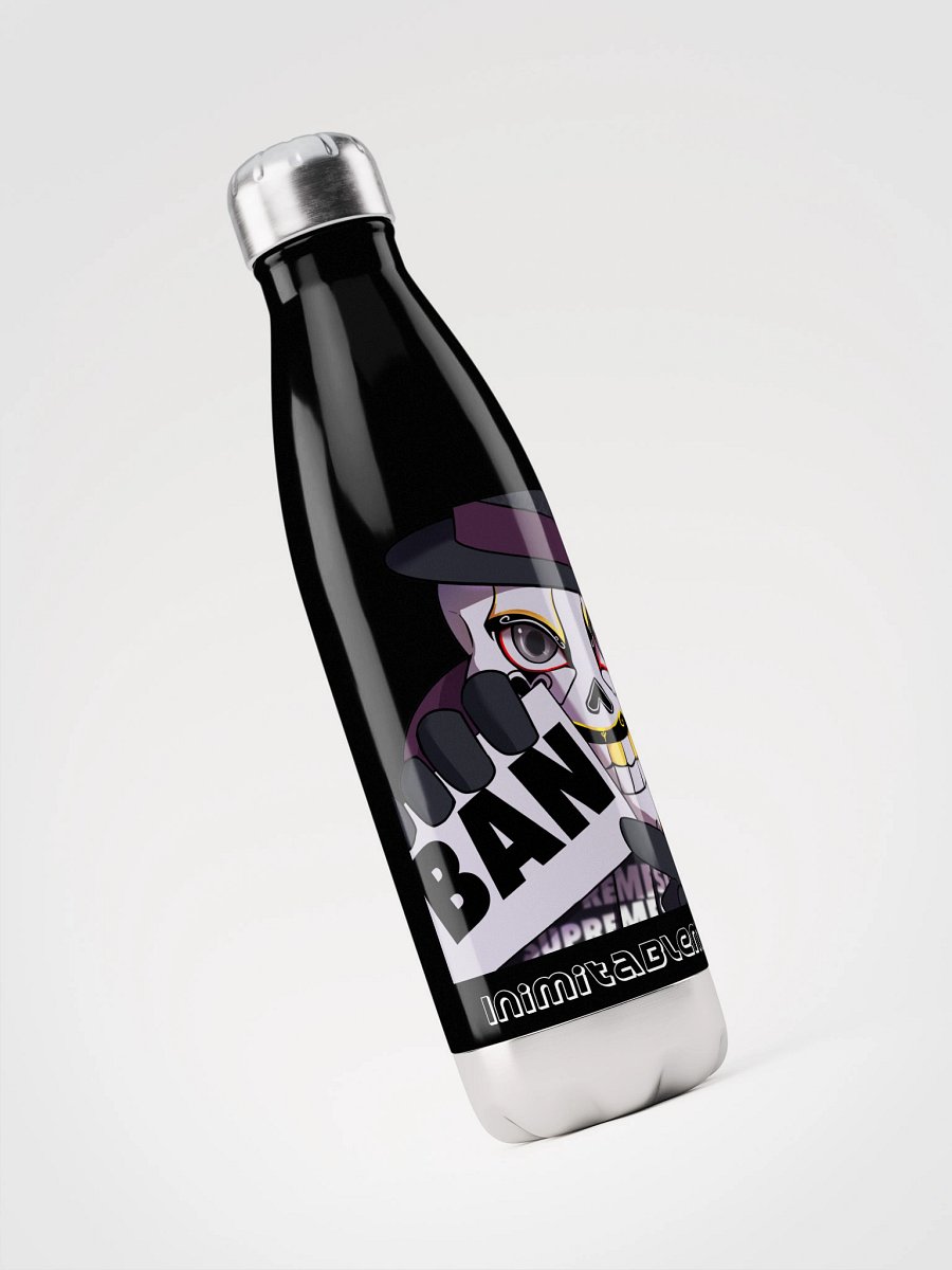 Macca's Ban Emoji on steel water bottle product image (3)