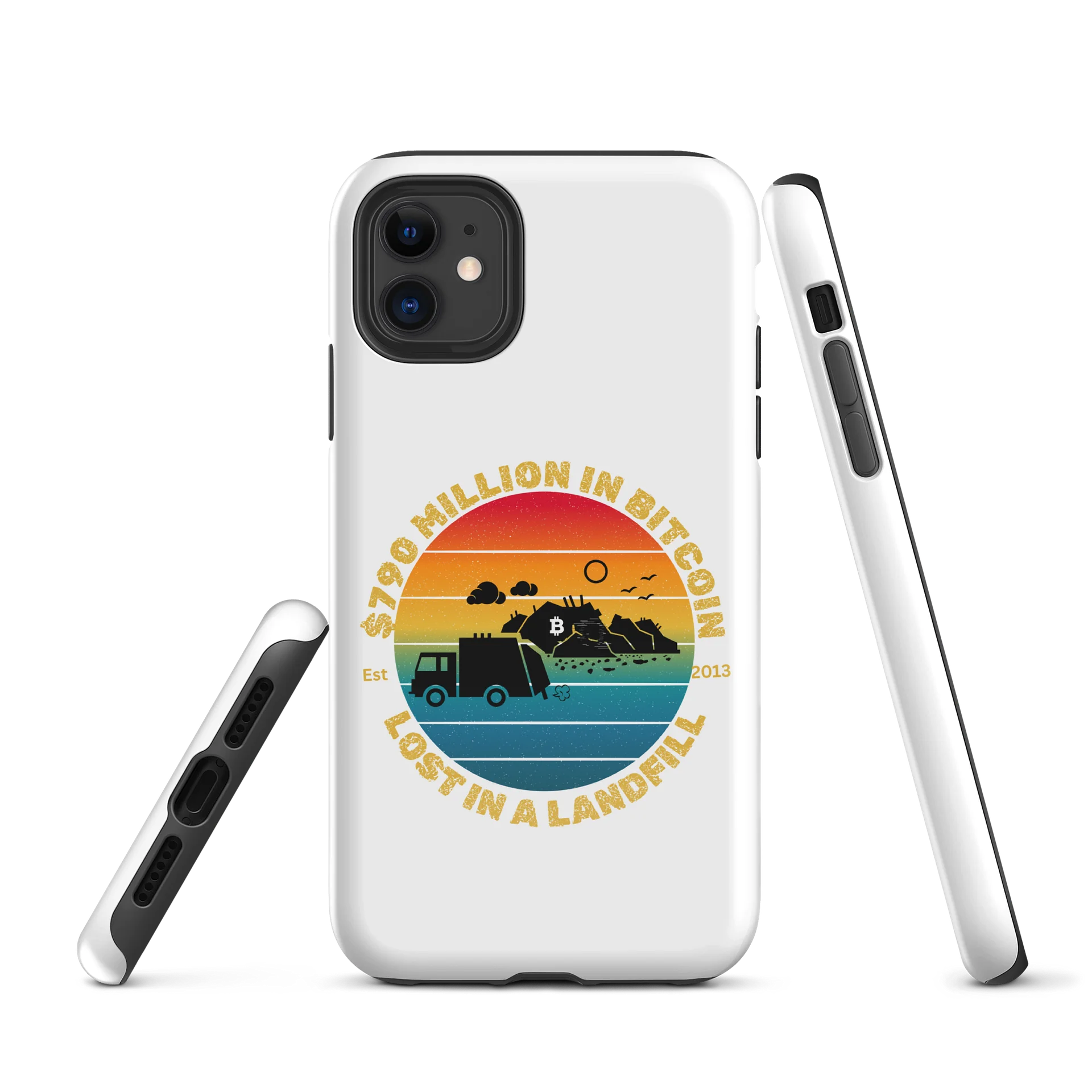 Bitcoin Trash Landfill Tough iPhone® Case product image (1)