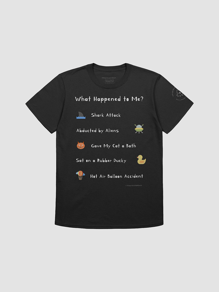 WHAT HAPPENED TO ME ? (2025 Edition): Unisex Softstyle T-shirt, Black product image (1)