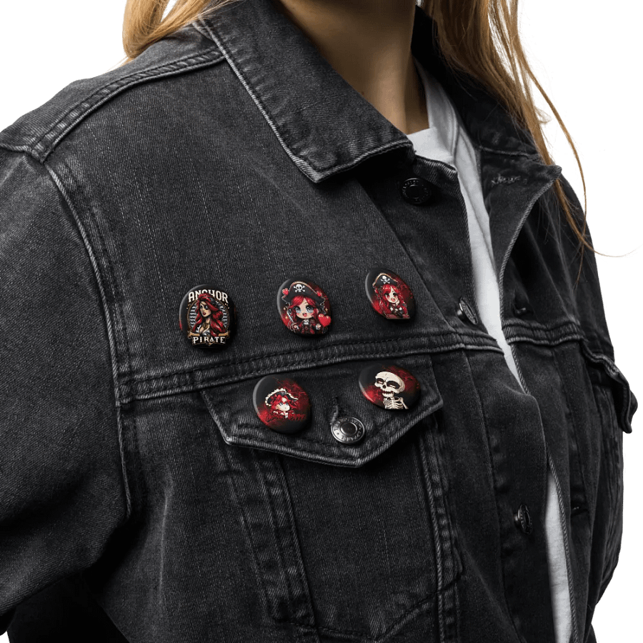 Anchor Pirate Pins set of 5 product image (9)