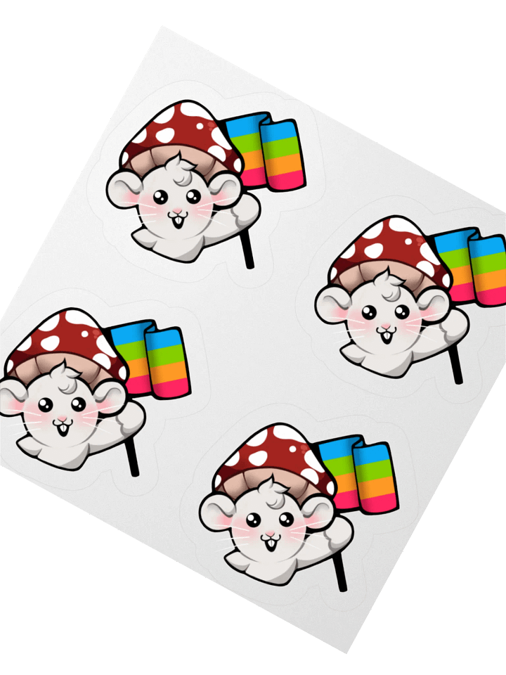 Panromantic Pride Flag Stickers product image (2)