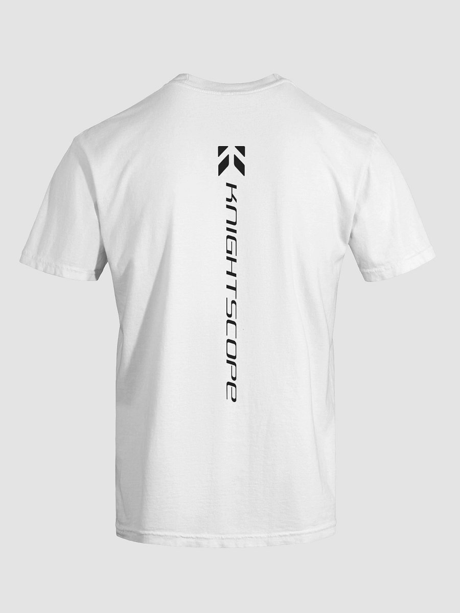 Knightscope Vertical Emblem Comfort Tee - Black on White product image (6)