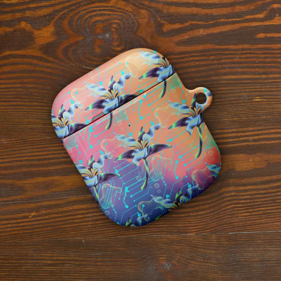 Floral Tech Lilies AirPods® Case for styllish techi ladies daughters friends product image (10)