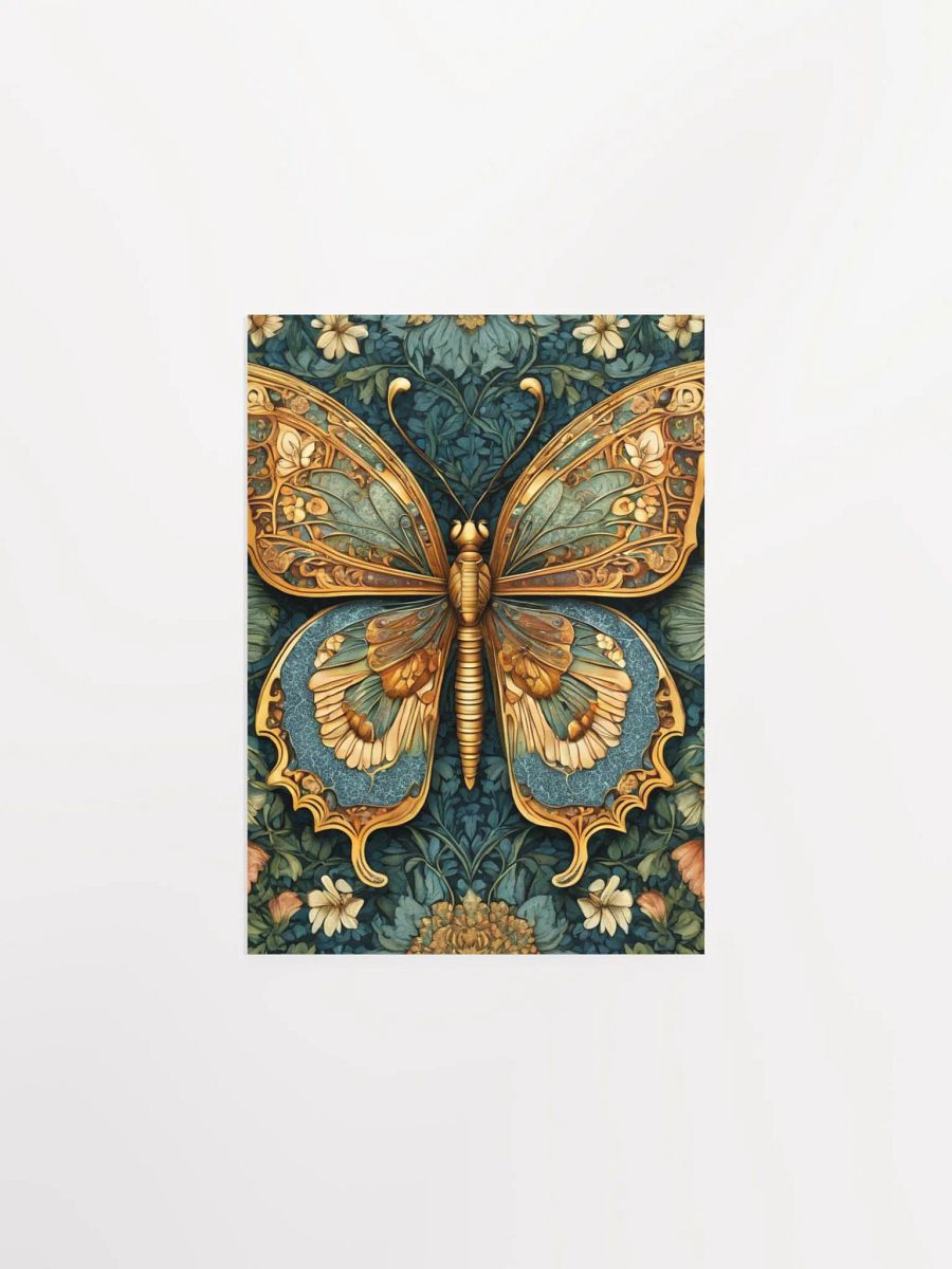 William Morris Inspired Butterfly One Poster 5x7 inches product image (1)