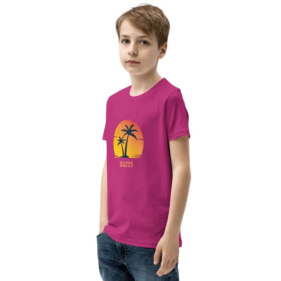Haitian Sunset Youth T-Shirt product image (107)