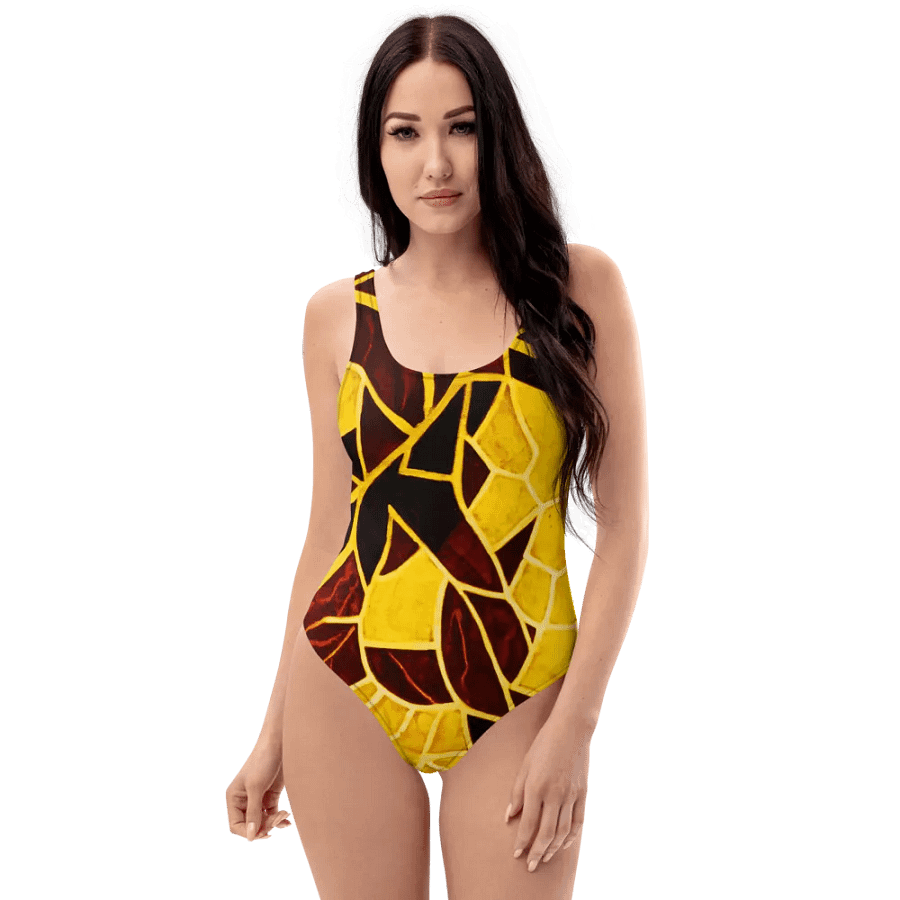 Abstract Leaves Swimsuit product image (1)