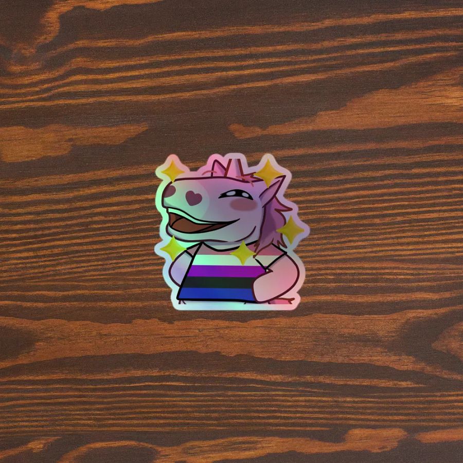 GENDER FLUID Pride Holographic Sticker product image (5)