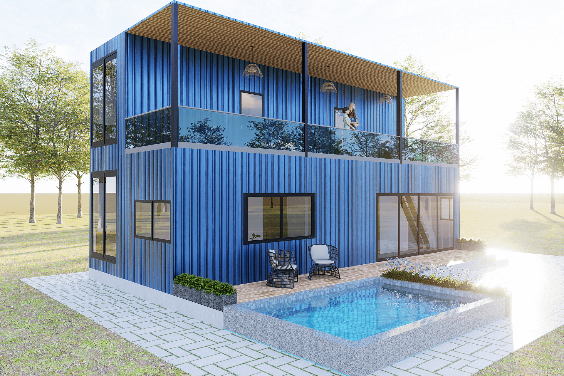 2-Storey 4BHK Container House product image (3)