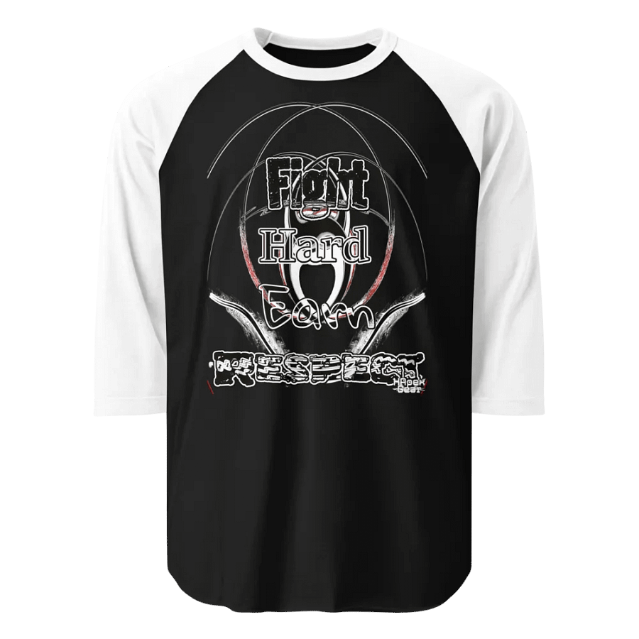 Fight Hard Earn Respect - Fine Jersey Raglan Tee product image (6)