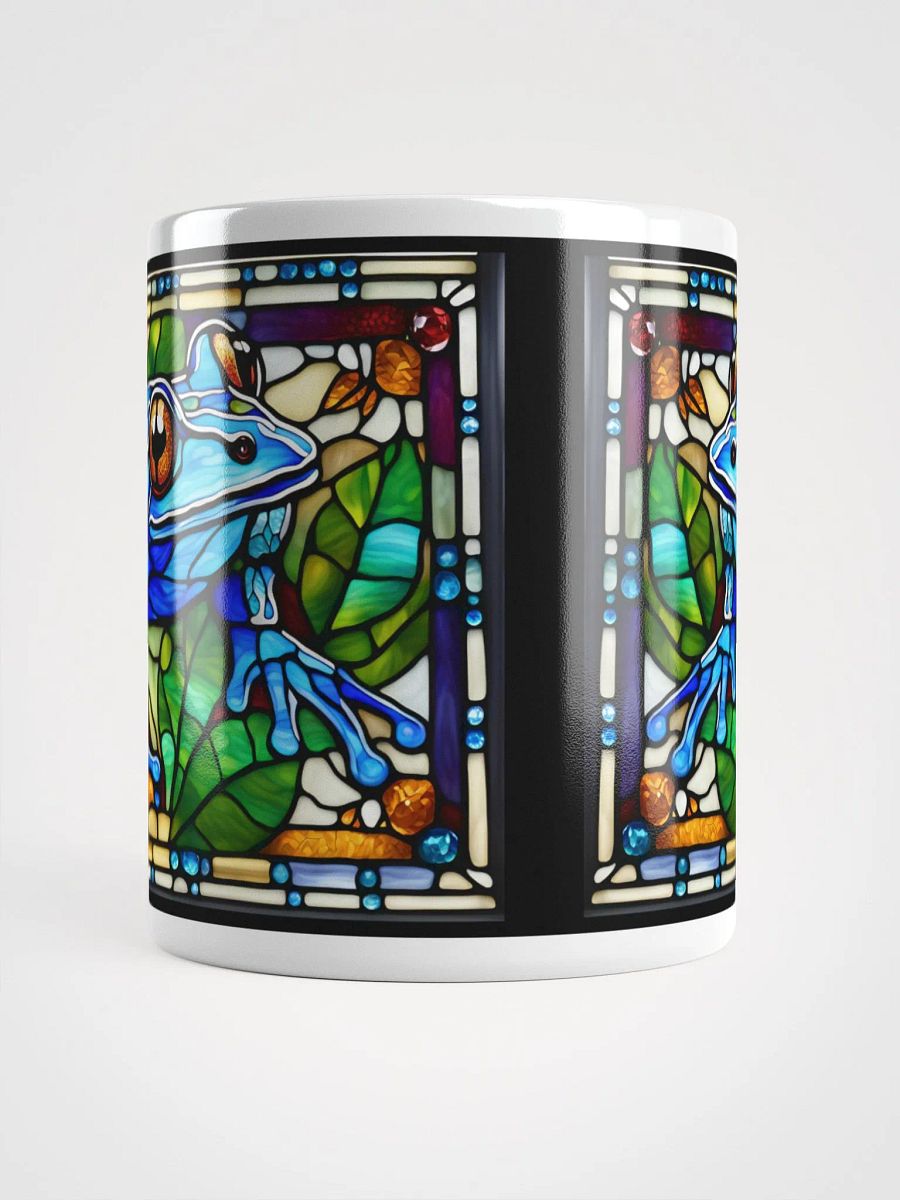 #001 Mr. Blues Frog Stained Glass Mug product image (9)
