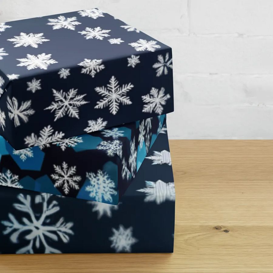 Snowflake Symphony Wrapping Paper Set product image (10)