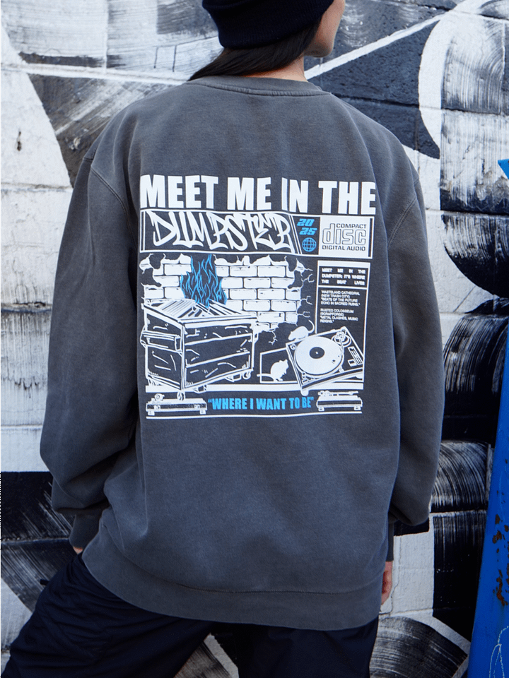 Dumpster Diver Sweatshirt (Gray) product image (1)