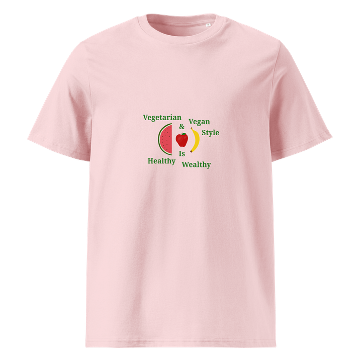 Healthy Wealthy Vegetarian & Vegan Tee product image (2)