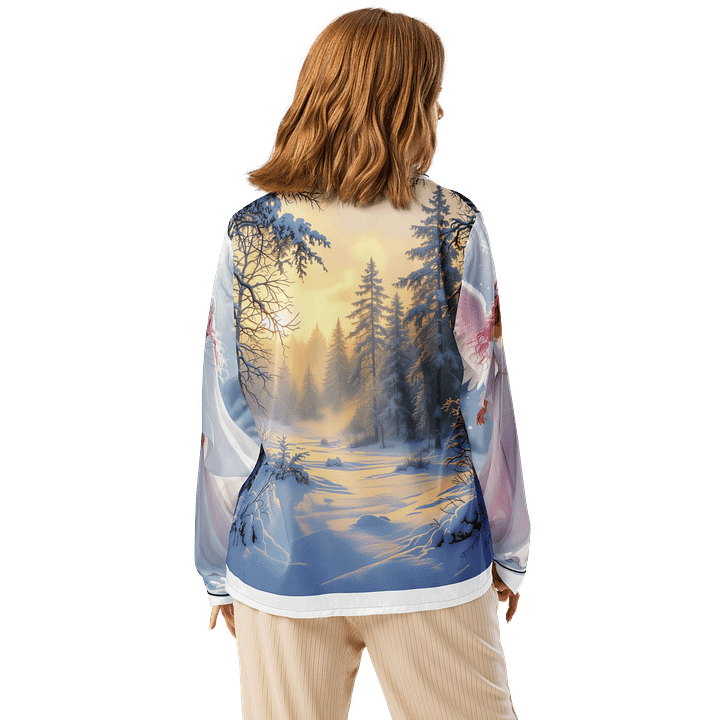 Golden Winter Glow Women's Pajama Top product image (2)