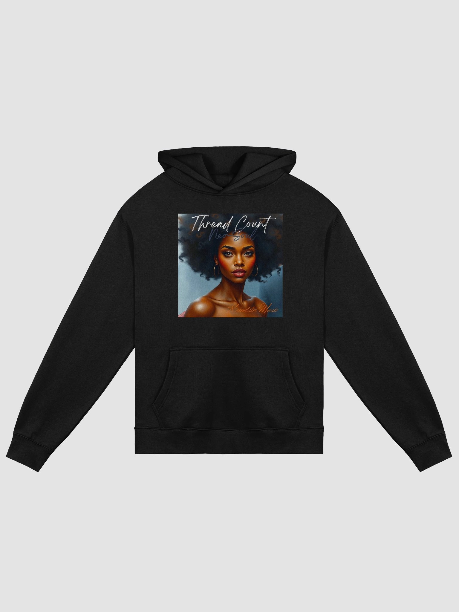 Thread Count Black Hoodie product image (1)